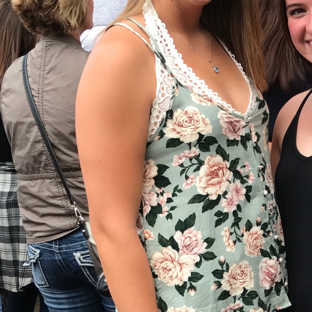 Floral tank top